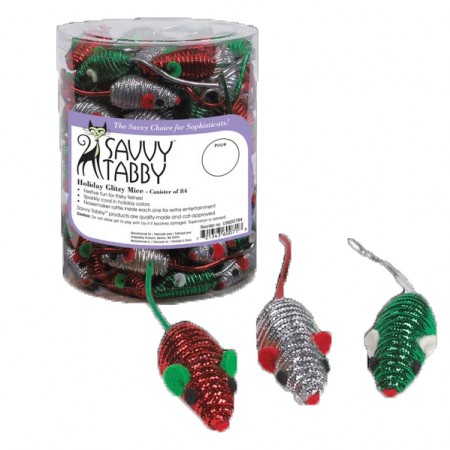 Christmas Glitzy Mice