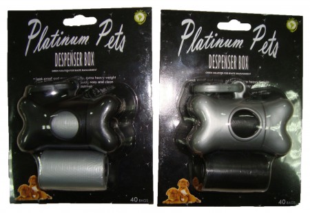 Platinum Bone Poo Bag Holder